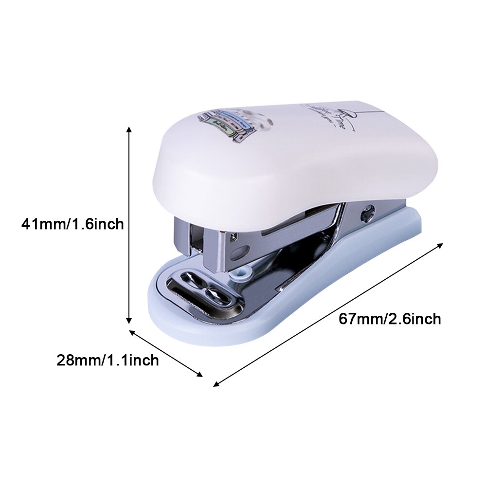 Mini Stapler Paper Binder Stationery Office Binding Tools School Supplies Portable Mini Paper Binder School Office Supplies