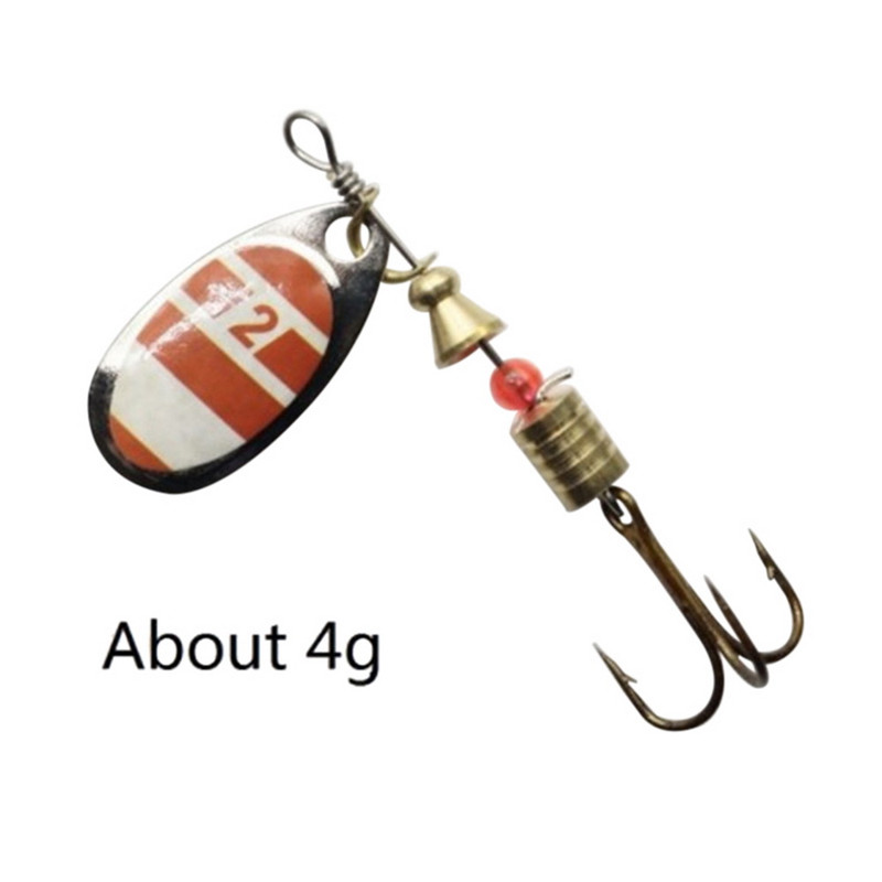 1/2 PCS Fishing Lures Trout Spoon Metal Spinners Baits With Plastic Fishing Tackle Box Hard Bait Spinner Bait Trout Pesca