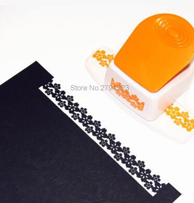 Stor dekorativ blomst kant kant kant af prægning maskine håndlavet enhed diy papir cutter håndlavet scrapbooking
