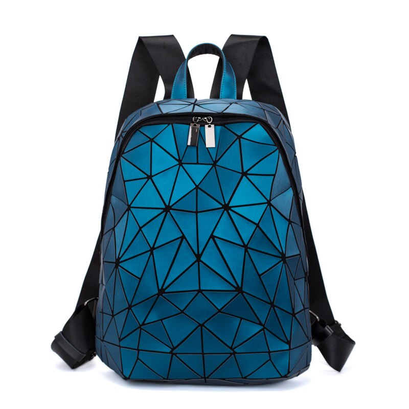 Leucht Rucksäcke Frauen Geometrische Laptop Rucksack Für Männer Schulter Rucksack Schule Holographische Rucksack Weibliche Trave Schule Tasche: Sky