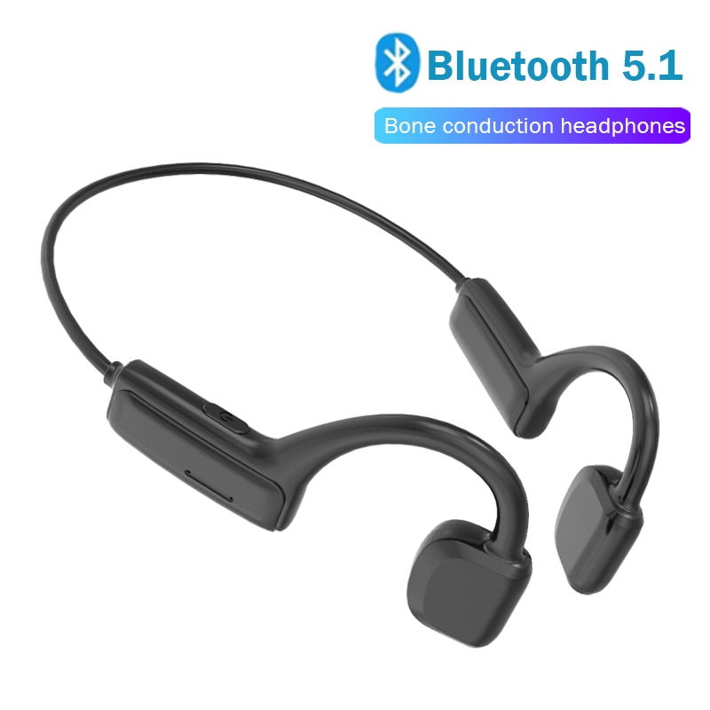 G1 Bone Conduction Headphones Bluetooth 5.1 Wireless Waterproof Wear Open Ear Hook Light Weight Not In-ear Sports Earphones