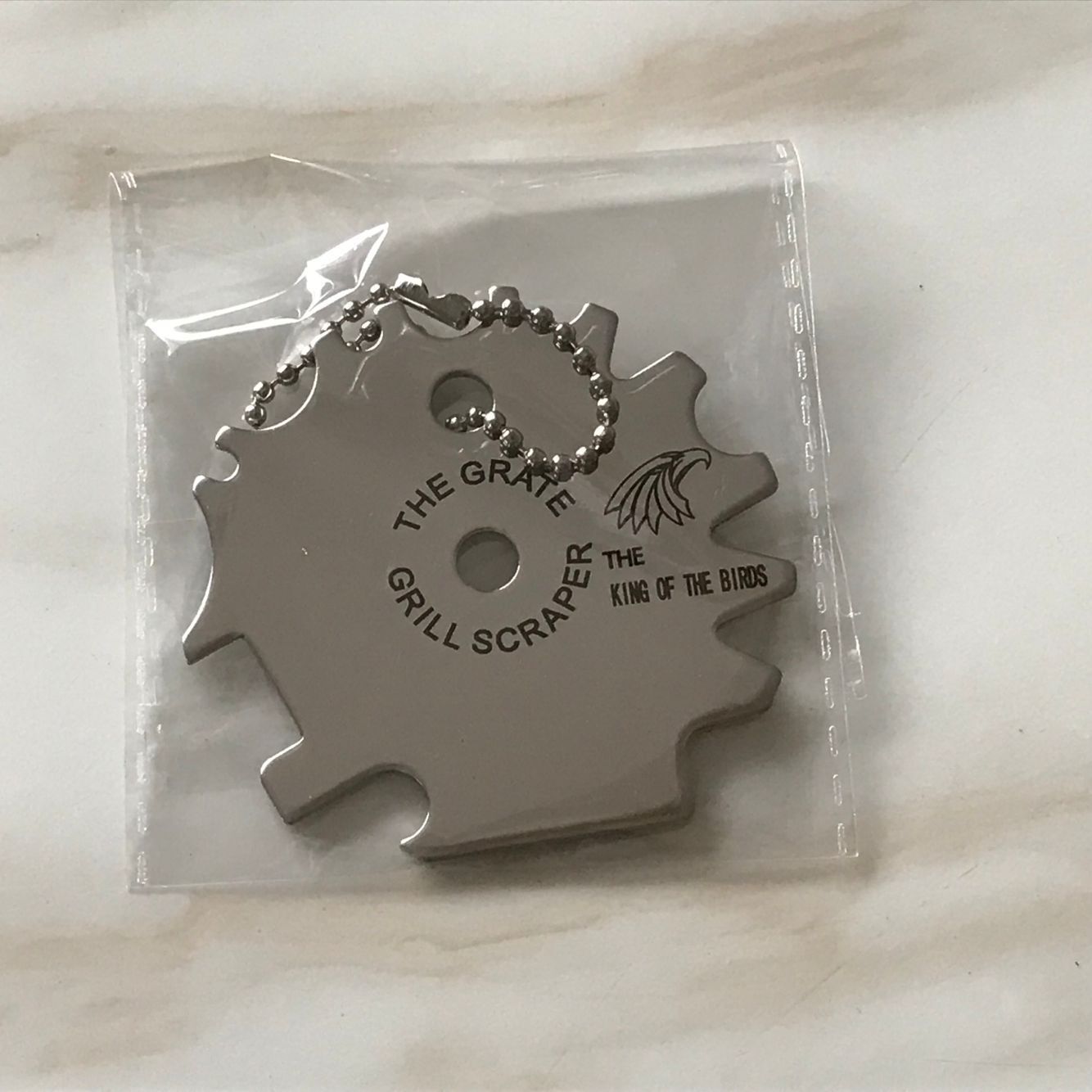 BBQ Grills Portable Metal Grate Cleaner Cleaning Barbecue Scraper Scrubber Tool