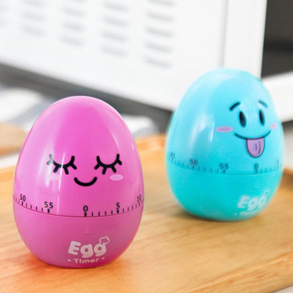 Lovely Reminder Baking Stopwatch Count Down Cooking Mechanical Clockwork Portable Desktop Cartoon Eggs Kitchen Timer With Scale