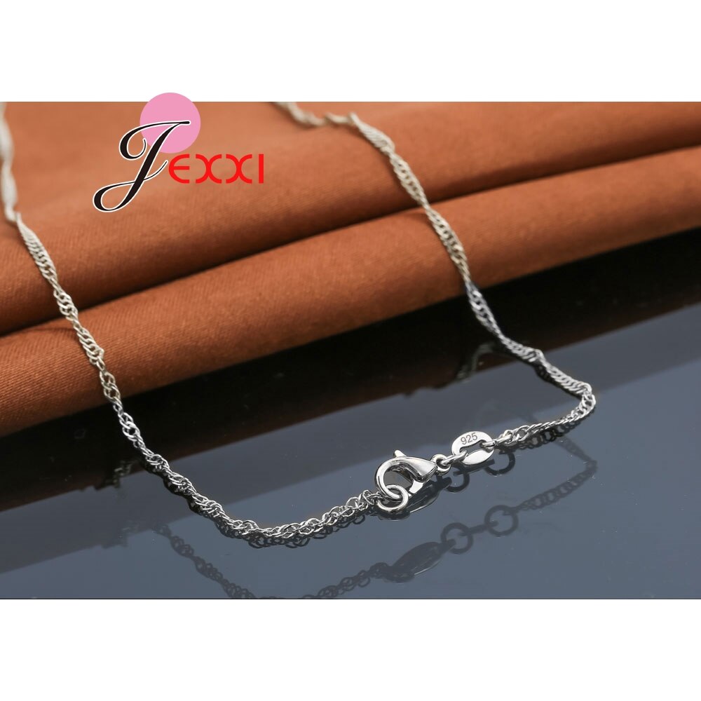 Copo de nieve exquisito con Circonia cúbica blanca Collar de plata de ley 925 pendientes conjunto de joyería para mujer/Niña