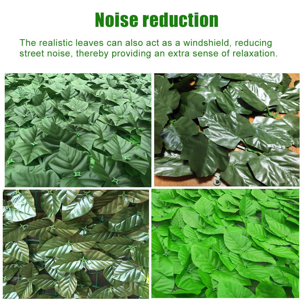 Large Artificial Leaf Privacy Fence Roll Wall Landscaping Fence Privacy Fence Screen Outdoor Garden Backyard Balcony Fence