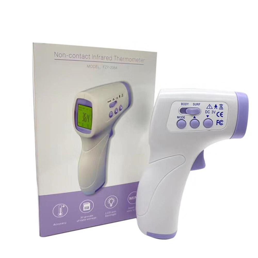 Infrarødt termometer pande krop berøringsfrit termometer baby voksne udendørs hjem digital infrarød feber øretermometer: Sg565400