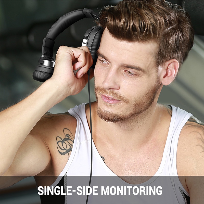Oneodio-auriculares supraaurales de alta fidelidad para estudio, DJ, Monitor con cable, auriculares para juegos de música, auriculares para teléfono, ordenador, PC con micrófono
