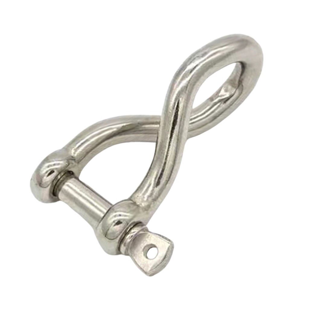 316 Stainless Steel TWIST SHACKLE Chain Shackle Rigging Fastener 10MM