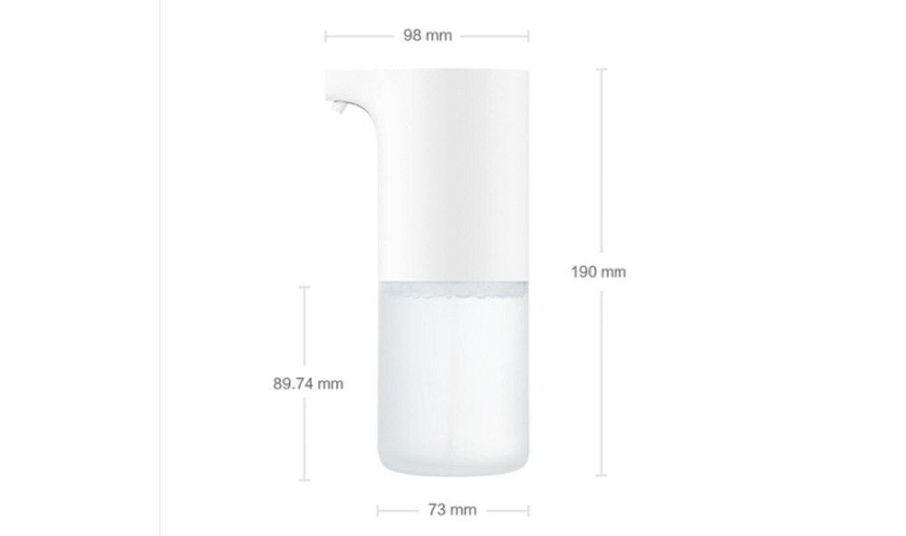 På lager original xiaomi mijia automatisk induktion skummende håndvask automatisk sæbe 0.25s infrarød sensor til smarte hjem