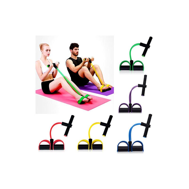 Dünne Pedal Rally Seil Fitness Elastische Sitzen Bauch Exerciser Home Gym Sport Workout Ausrüstung