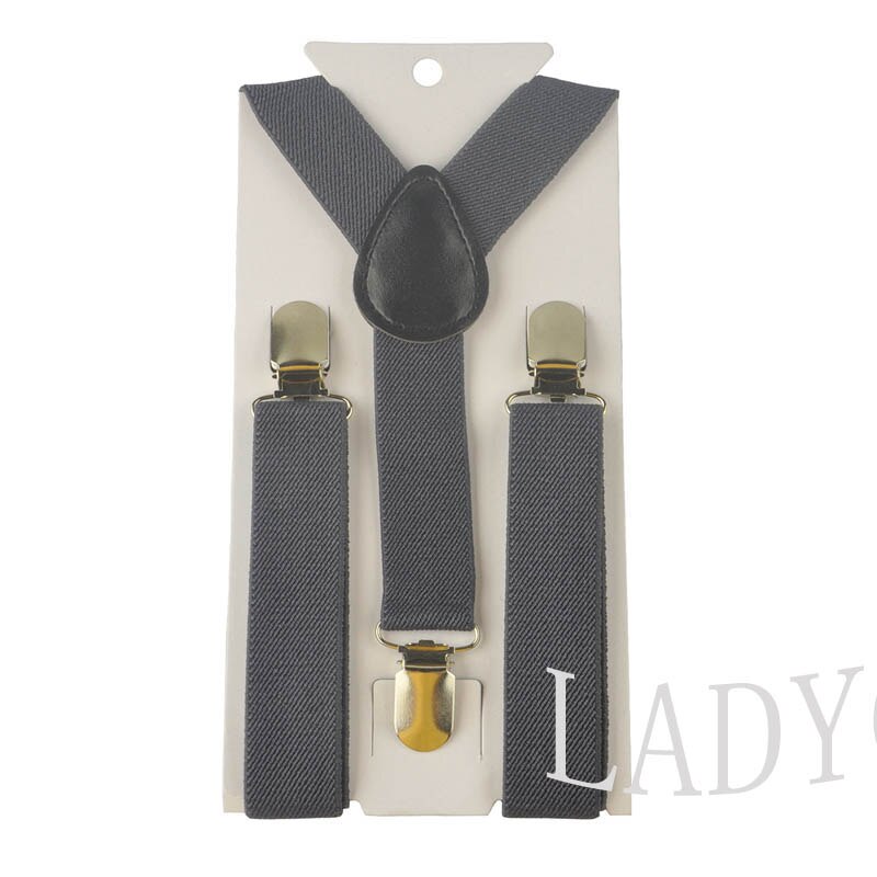 Soild Color Children Belt Baby Boys Girls Suspenders Clip-on Y-Back Braces Elastic Kids Adjustable suspenders suspenders: a16