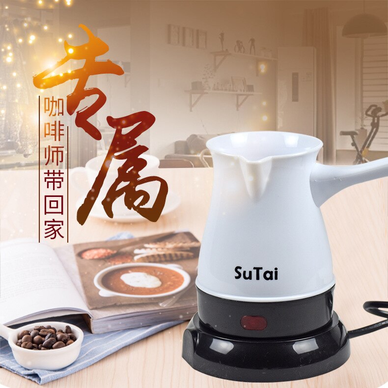 Automatic Stainless Steel Coffee Maker Portable Electrical Coffe Pot Boiled Milk Mini Cafetera Machine Brew Tea