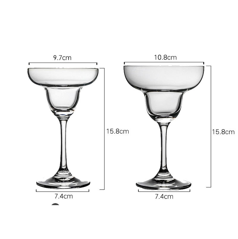 2 stk margaritaglass, cocktailglass, drikkeglass for daiquiris, eller hvilken som helst drikkepakke  of 2