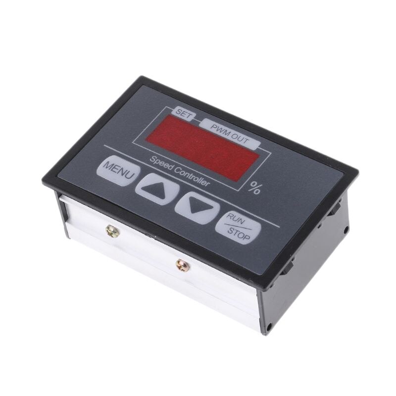 6-60V Pwm Dc Motor Speed Controller Met Digitale Display Knop Gouverneur