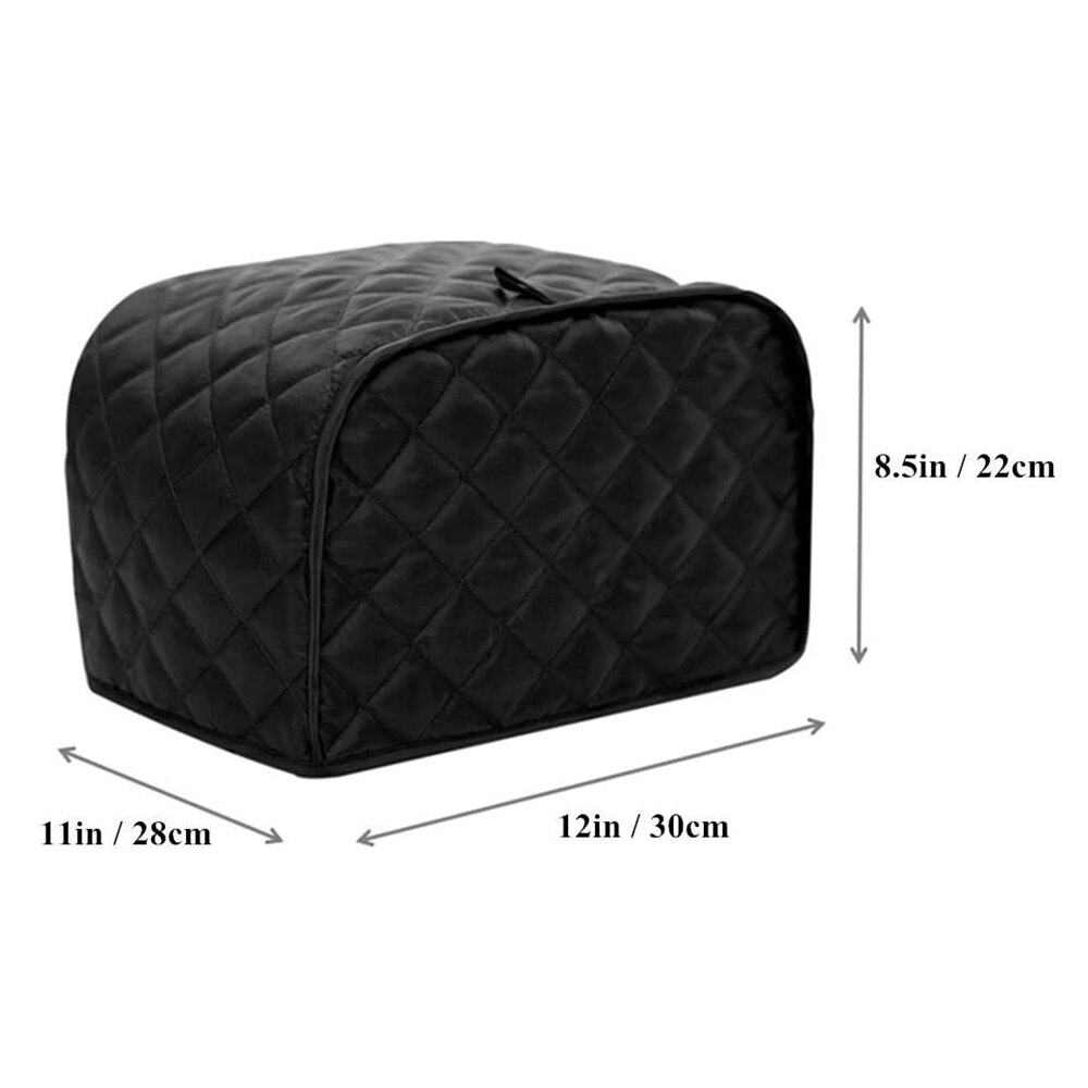 Machine à pain grille-pain couverture Anti-poussière grille-pain couverture pour deux tranches grille-pain Anti empreinte digitale housse de protection