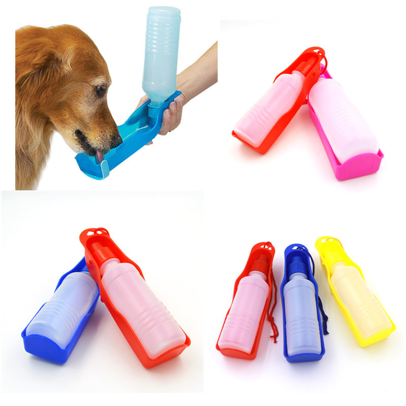 Distributeur d'Eau à Main Pliable pour Chien et Chiot, Casserole d'Alimentation Rabattable, Fournitures pour Animaux de Compagnie, Accessoires, 250ml