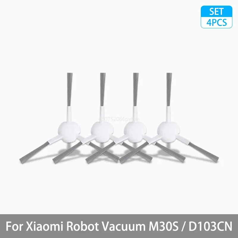 Piezas de repuesto para Robot aspirador Xiaomi Mijia M30S D103CN, consumibles, Cepillo Lateral principal, filtro Hepa, paño de mopa, bolsa de polvo, accesorios: Castaño