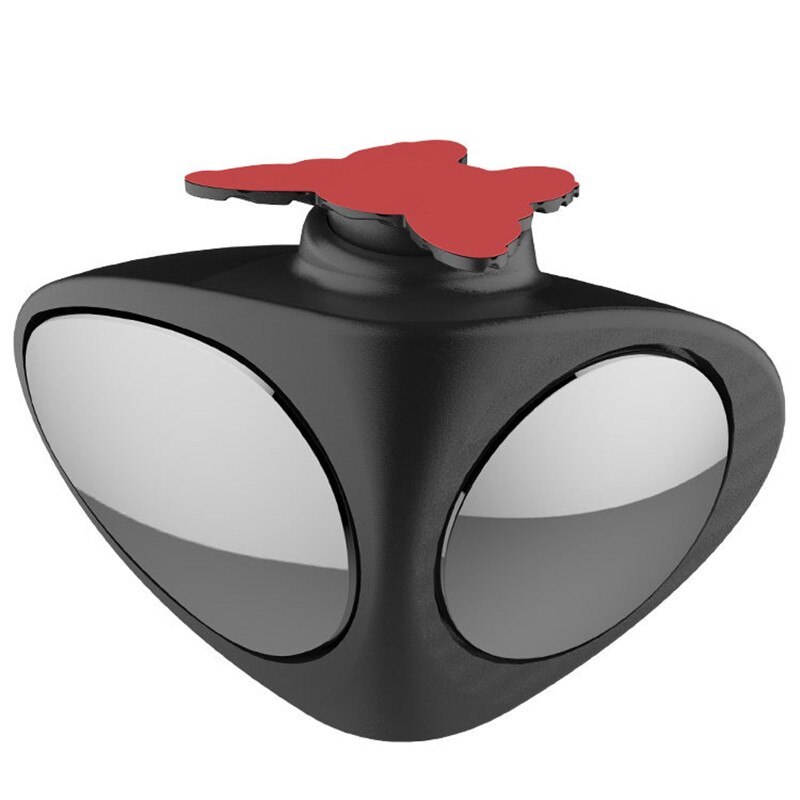 Car front wheel mirror auxiliary rearview mirror safety convex mirror car two-in-one 360-degree adjustable rearview mirror: Default Title