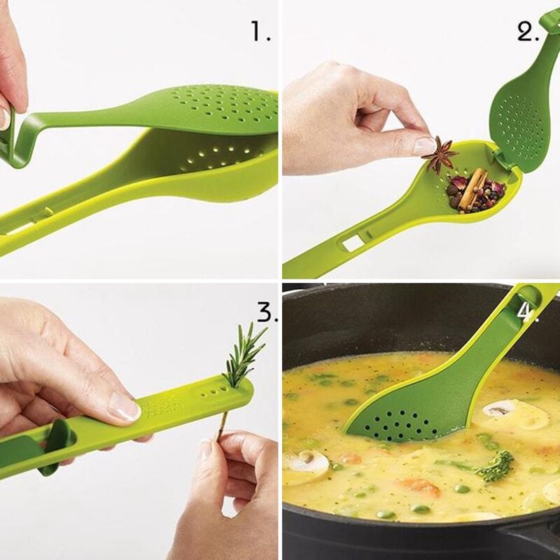 Escurridor de cuchara , cucharas de sopa de mango largo, vajilla de plástico para cocinar, cucharón de la vajilla, 1 Uds.