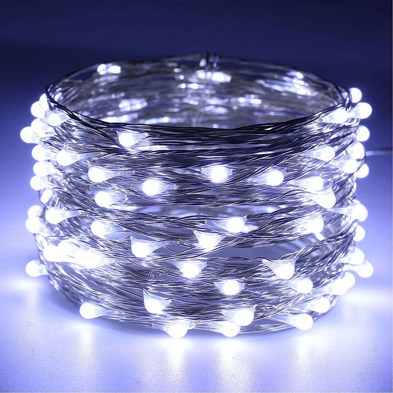 2-10M LED Lighting Strings USB Battery Copper Wire String Lights Outdoor Waterproof Fairy Light For Christmas Party Decor Lamps: changeable / 13W