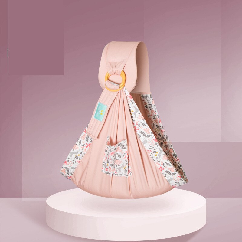 SeckinDogan Baby Carriers Cotton Wrap Sling Carrier Newborn Safety Ring Kerchief Baby Carrier Comfortable Infant Kangaroo Bag: Pink2