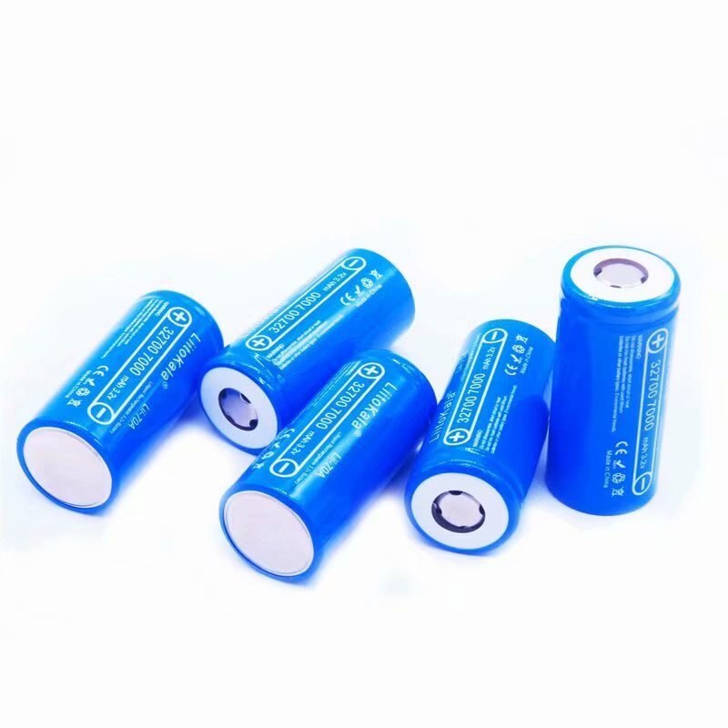 32700 3.2 v 7000 mAh batterie lifepo4 rechargeable LiFePO4 batterie 5C décharge batterie pour lampe de poche de secours: 8pcs battery