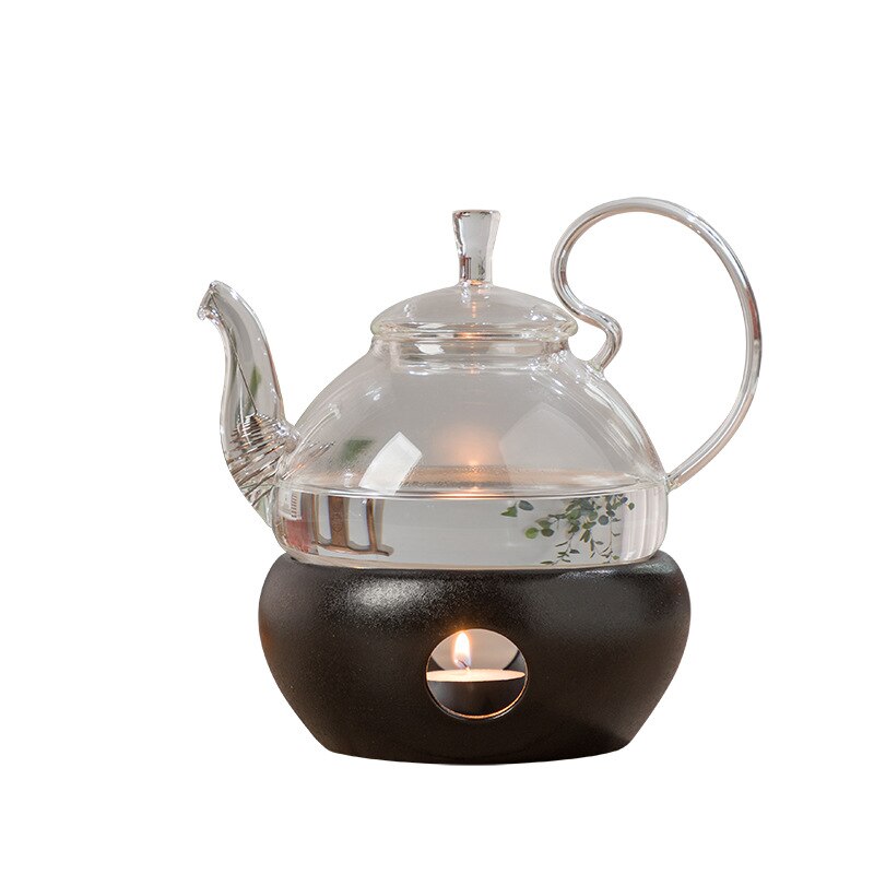 Base de calentamiento, estufa de vela, fabricante de té, tetera de estilo japonés, calentador Portable, soporte de té, Base aislante de café con remaches