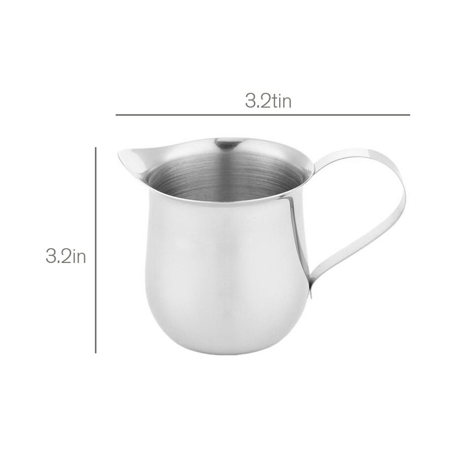 60Ml/90Ml/150Ml/240Ml Rvs Latte Art Pitcher Melk Opschuimen Jug Espresso koffie Mok Barista Cappuccino Kopjes Pot: XL