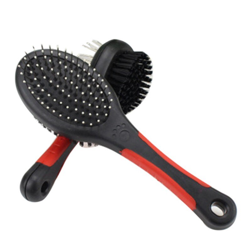 Dog Supplies Double Sides Dog Cat Comb Pet 2 Faces Puppy Brush Pet Fur Grooming Tool For Long & Short Hair Dogs: M