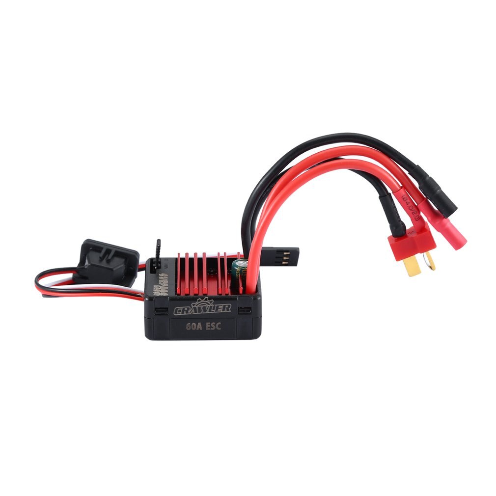 Surpasshobby 5-Slot 540 11T/13T/16T/20T Brushed Motor Speed Controller 60A/320A Esc Combo Set Voor 1/10 Rc Crawler Geborsteld Auto: Speed Controller