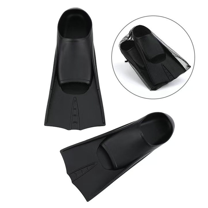 Simfenor för barn och vuxna i havspool, speciella silikonfenor för dykning, dubbla fenor för simning, ankfötter, simbräda, simutrustning: Xxl / Vinröd