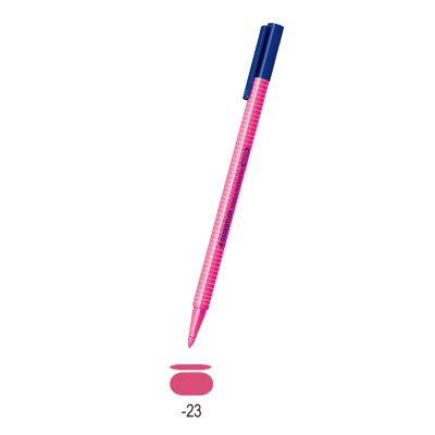 5 stk staedtler triplus textsufer trekantet highlighter 362 trigonometrisk lastning neon pen gul / pink / orange / grøn farve: Lyserød 5 stk