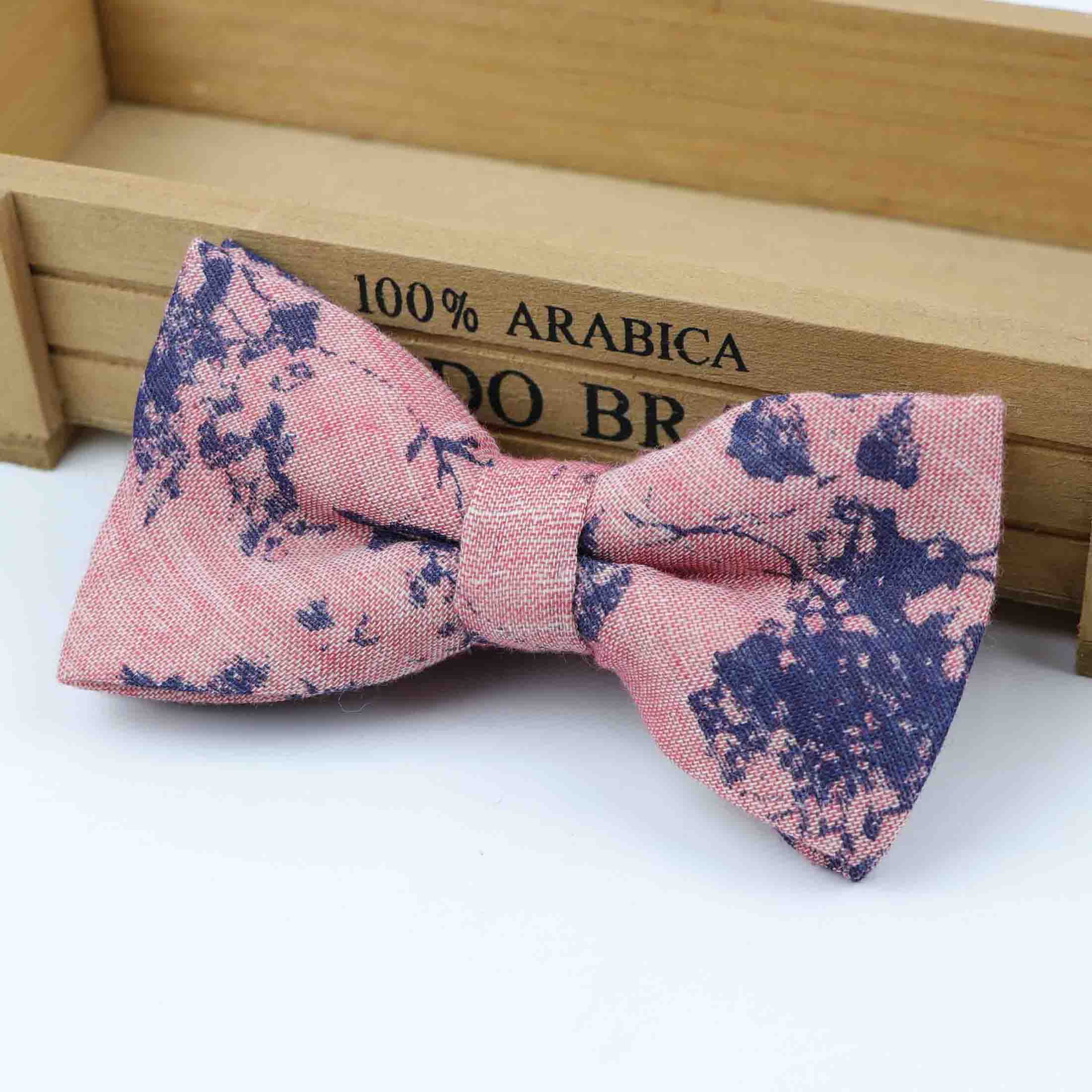 Stil butterfly herre smoking bomuld farverig sommerfugl blomster rose paisley bowties bryllup fest afslappet cravat butterfly: 14