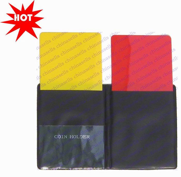 20pcs soccer champion yellow and red cards Referee special warning signs Red & yellow cards