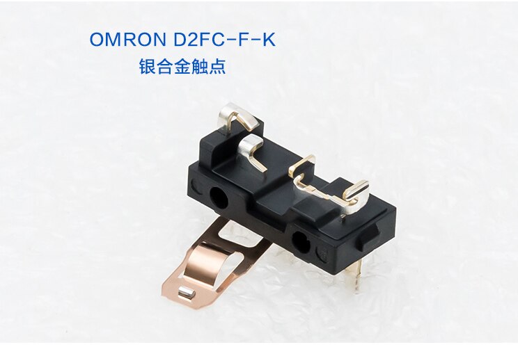 5PCS Original Style OMRON mouse micro swtich D2FC-F-K (50m) blue dot mouse button compatible with D2FC-F-7N 10m 20M