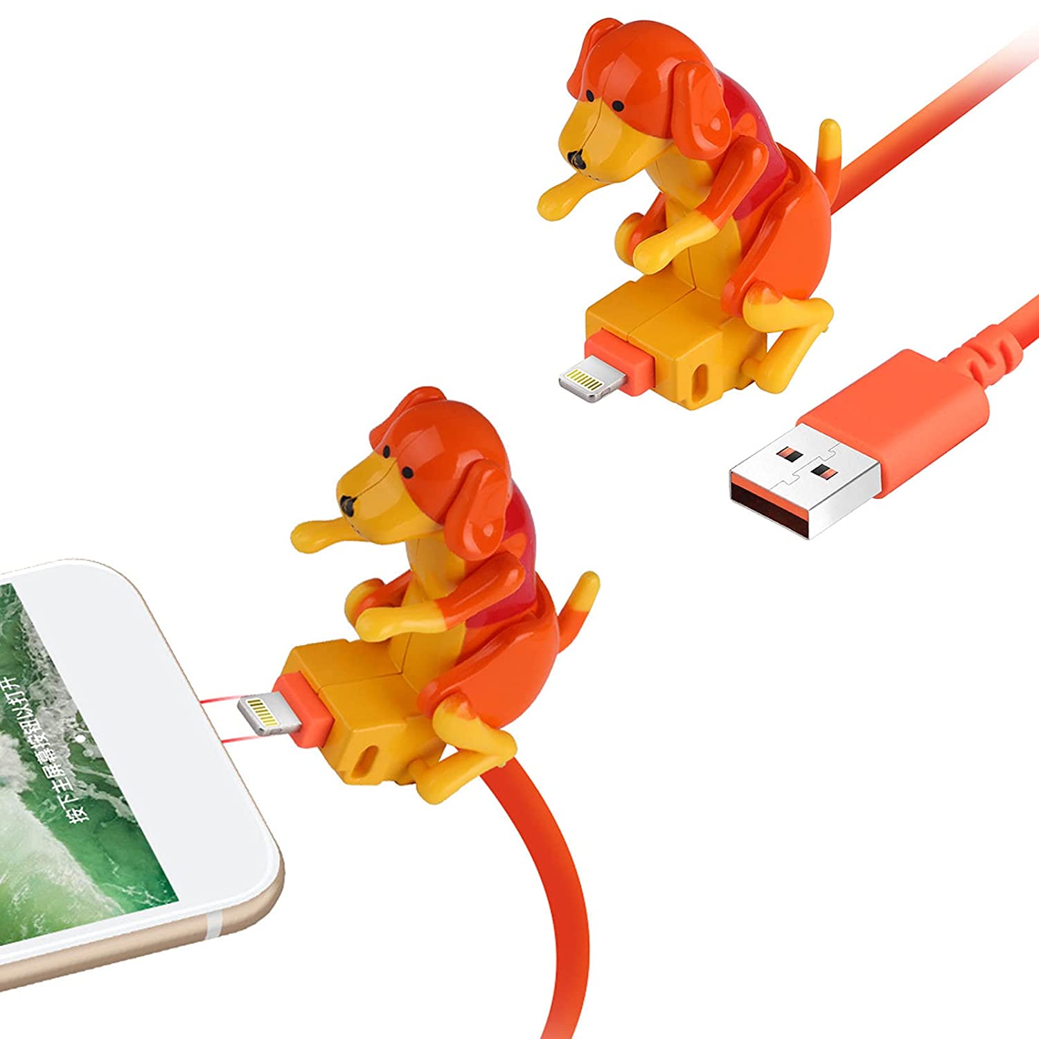 Novelty Dog Fast Charging Cable Line Funny Power Date Great Charger Party Favour