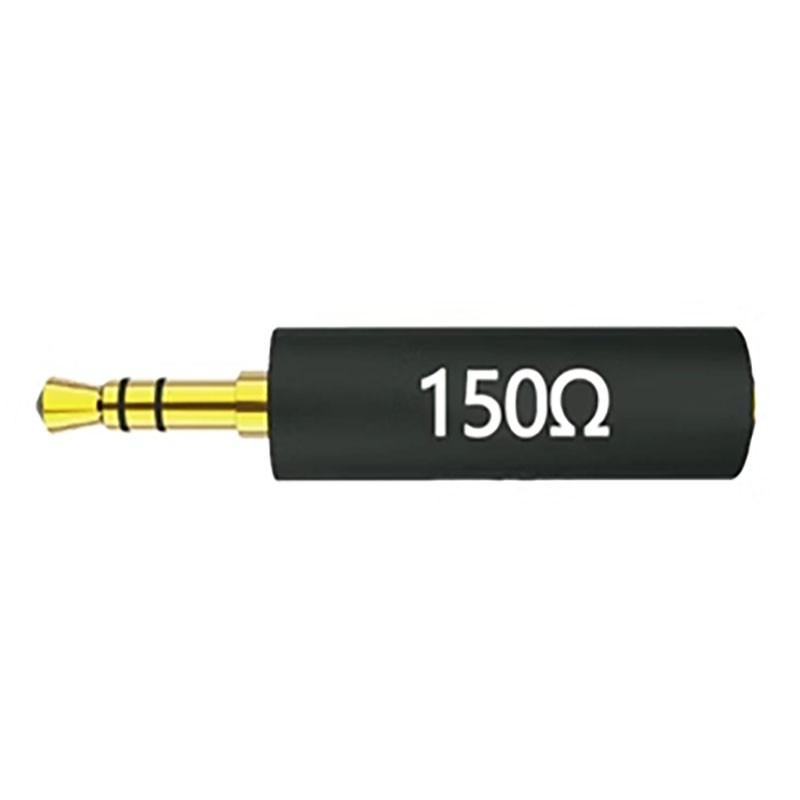 1 Uds. Enchufe de impedancia de auriculares conductor 30 75 150 200 400 600 ohm adaptador de cancelación de ruido resistencia reducir el enchufe del filtro de ruido: Lavanda