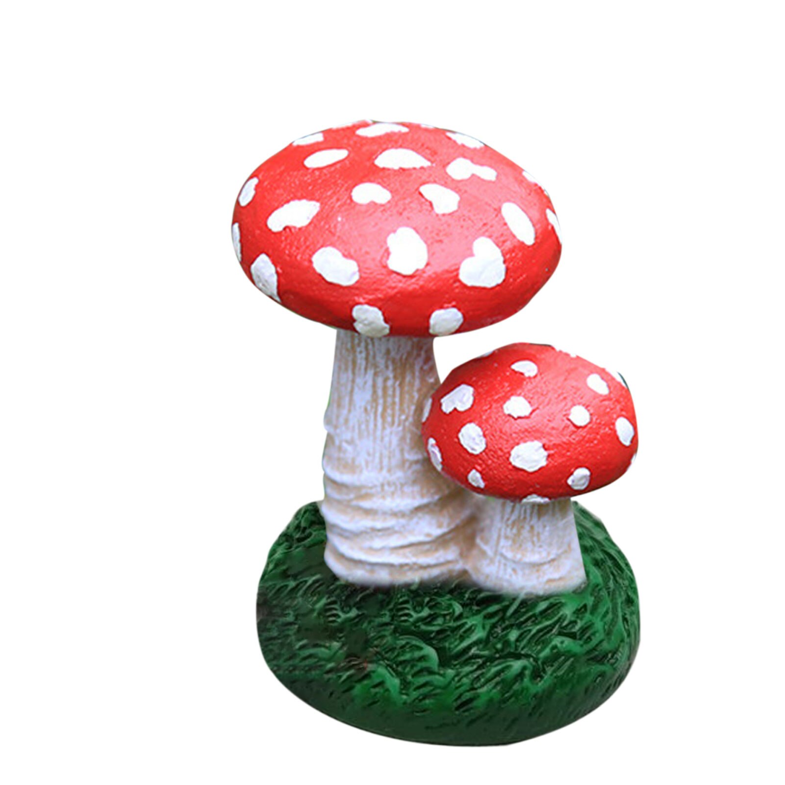 Simulation Resin Mushroom Garden Decoration Mushroom Statue perfect for home lawn or garden exquisite and compact: Black