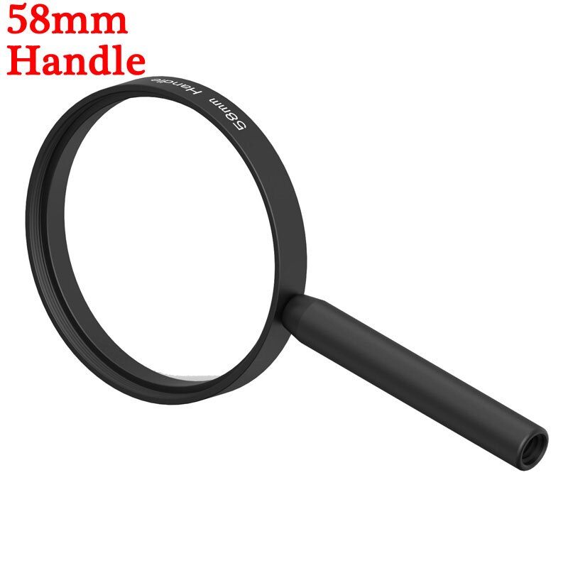 Knight tx – filtre à prisme Kaleidoscope, 52mm 55mm 58mm 67mm 77mm, dioptrie fendue, numéro modifiable UV CPL ND, objectif de photographie d'appareil photo: 58mm Handle