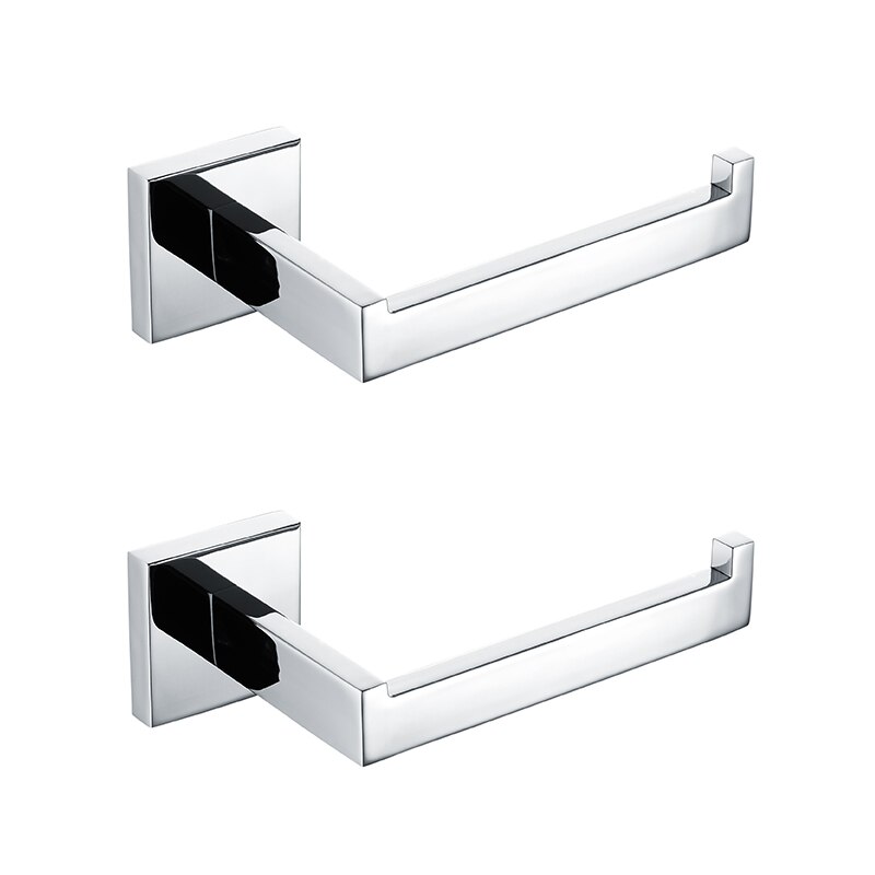 SUS 304 Stainless Steel Toilet Paper Holder Bathroom Toilet Roll Holder Tissue Rack Bathroom Accessories: 2 pcs