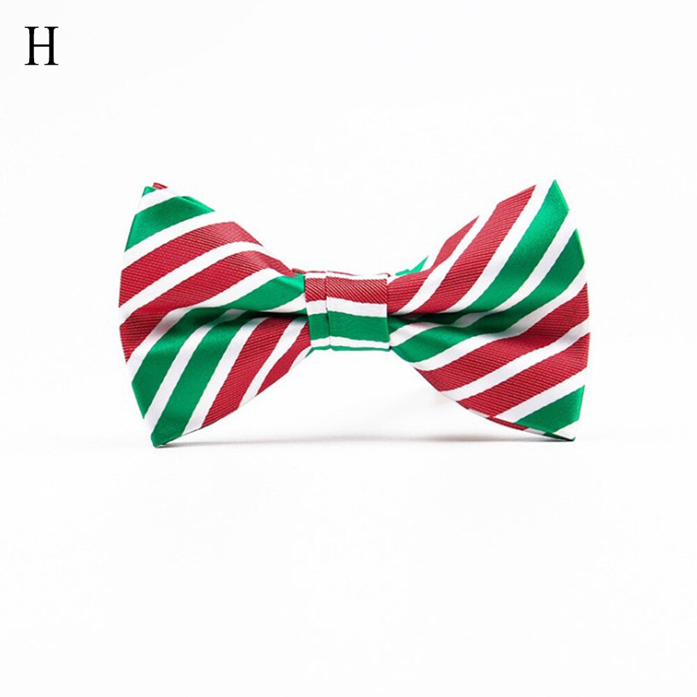 1PC Bow Ties for Men Christmas Tree Bowties For Mens Wedding Cravat Butterfly Tie Casual Bowknot Bowties Men: H