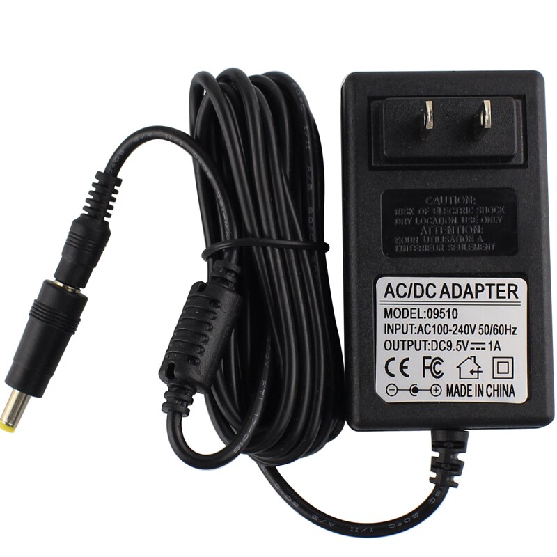 9.5V 1A Ac Adapter AD-E95100LW Voor Casio SA-77 SA-46 SA-47 SA-76 SA-78 WK-220 WK-225 XW-G1 XW-P1 Voeding