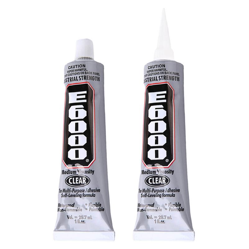 E6000 Glue Multi-Purpose Epoxy Resin Repair Adhesive Cell Phone Touch Screen Liquid Glue Crystal Jewelry Craft Adhesive Glue
