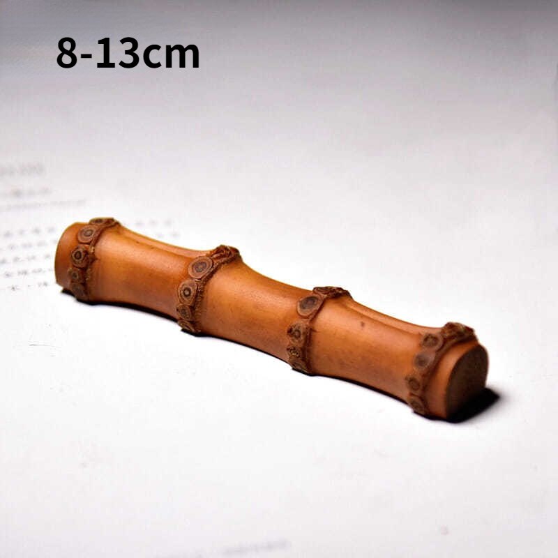 Natuurlijke Bamboe Wortel Brush Pen Rest Chinese Brush Pen Holder Schilderen Kalligrafie Pennen Houder Stand School Briefpapier Leveringen: large
