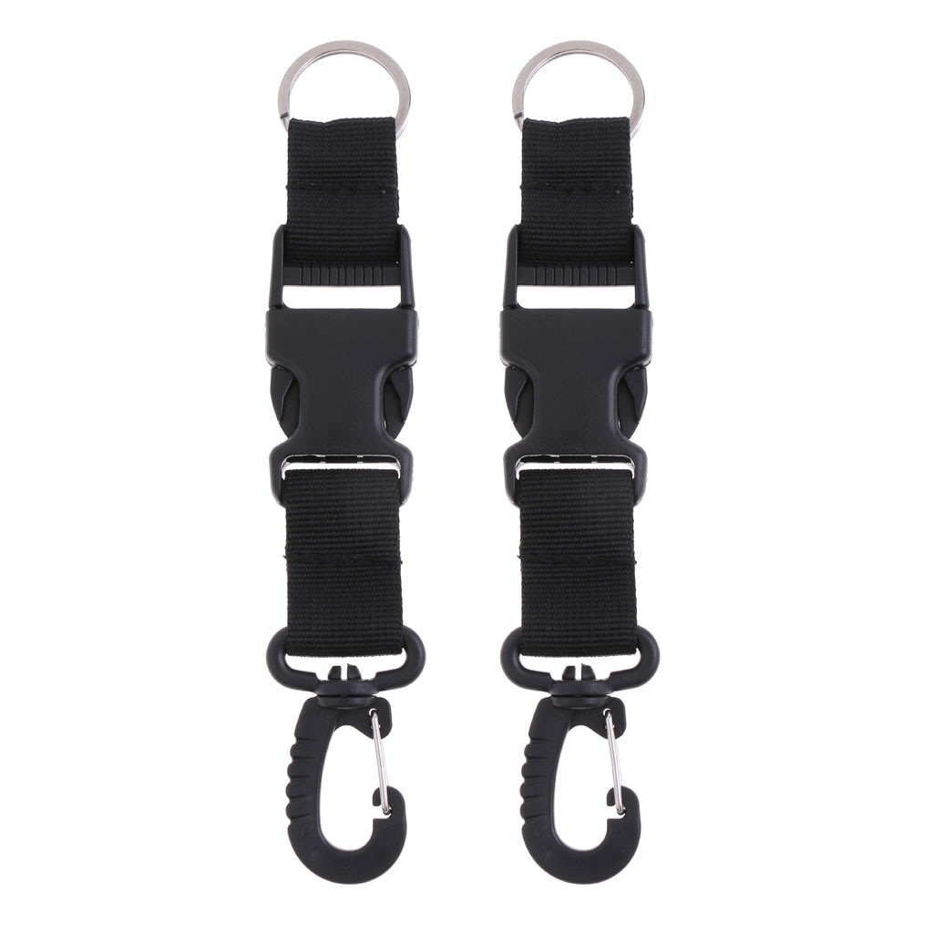 2pcs Quick Release Lanyard Holder Strap & Clip for Scuba Diving Snorkeling