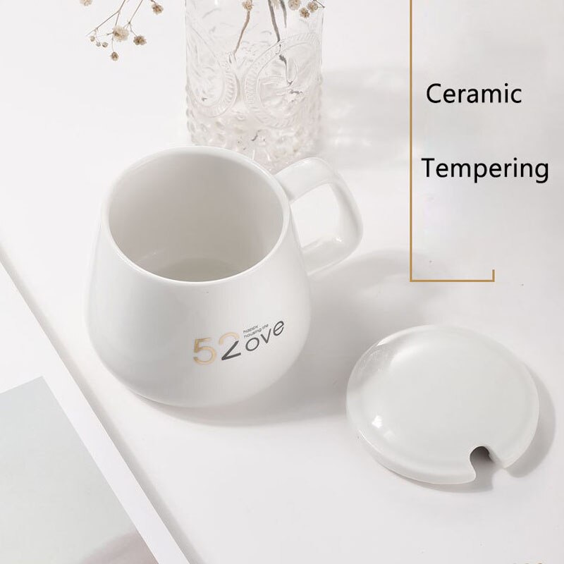ZK30 Electric Powered Cup Warmer Heating Cup Magnetic Stirring Cup Desktop Heated Mug Plate for Tea Coffee Milk