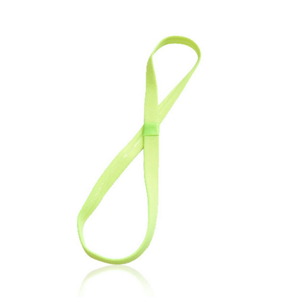 Vrouwen Mannen Elastische Hoofdbanden Sport Hoofdband Haarband Hardloopsport Haarband Anti-Slip Elastische Banden Zweetband Yoga Haarband: Rood