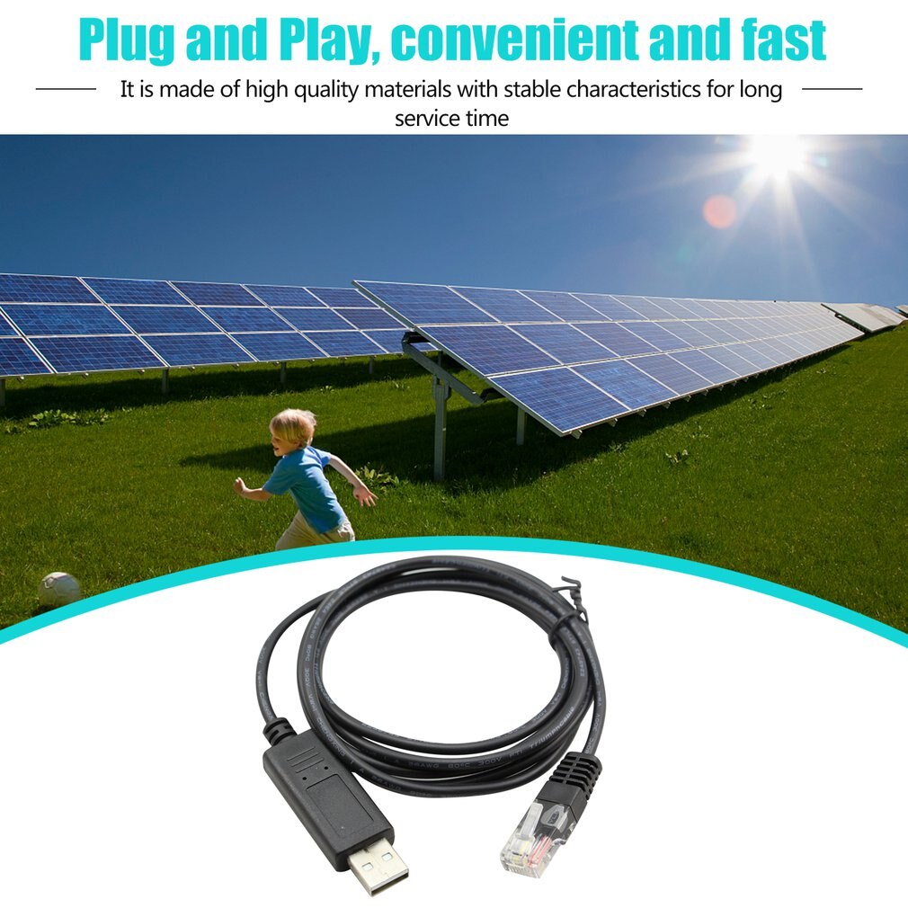CC-USB-RS485-150U-3.81 Solar Controller PC Communication Cable for EPsolar Itracer Etracer MPPT Solar Charge Controller