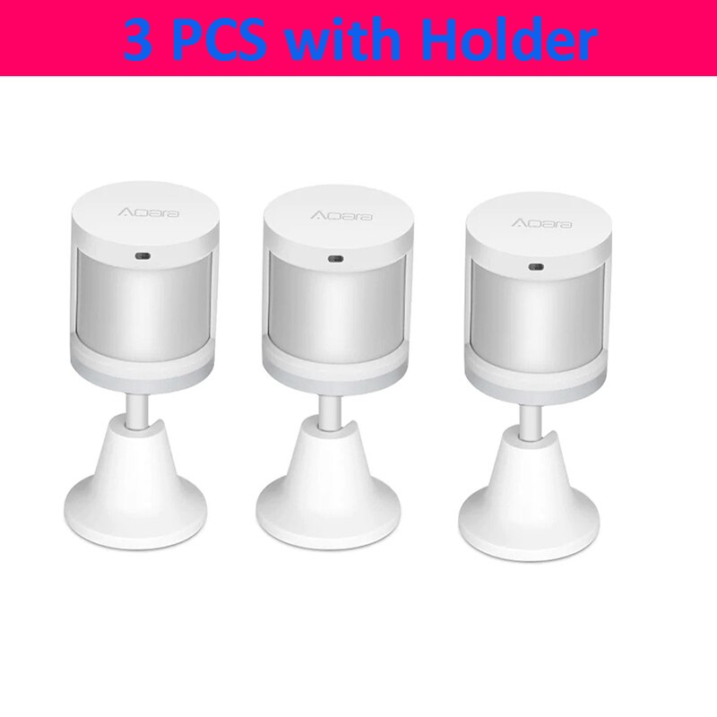 Originele Aqara Menselijk Lichaam Sensor Menselijk Lichaam Sensor Houder Stand 360 Graden Gratis Rotatie Motion Sensor Base: 3 PCS Sensor holder