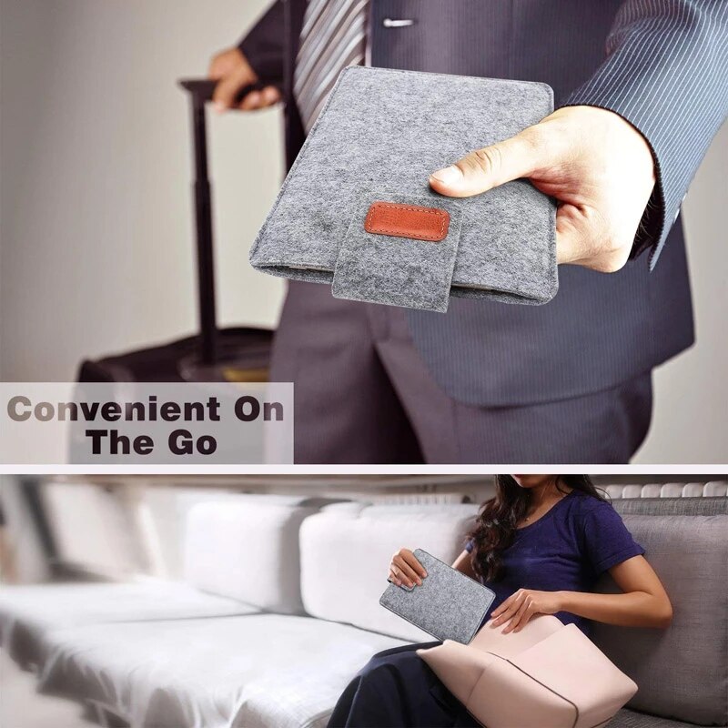 Men's Small Briefcase Documents Purse Storage Bag Portable Women's Cell Phone Pen Handbags Business Travel Organize Accessories